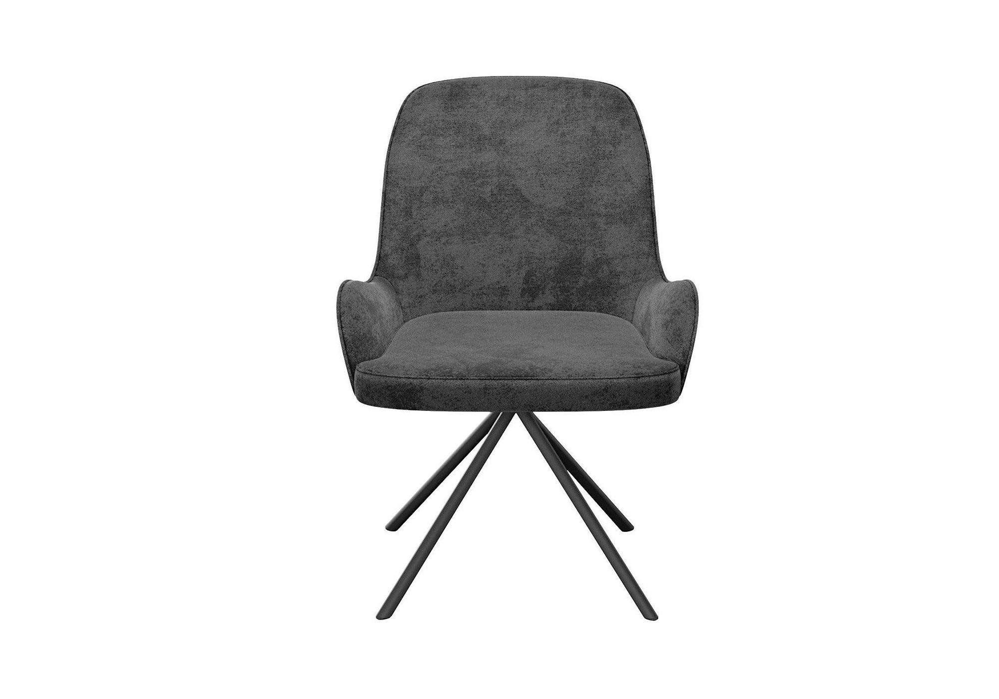 Мягкий стул DikLine 402 N85 т.серый, ножки черные 2 small