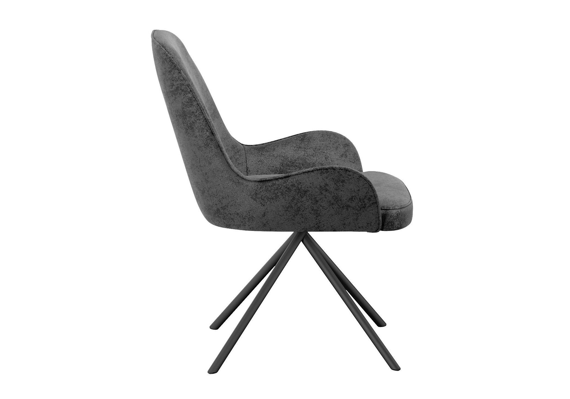 Мягкий стул DikLine 402 N85 т.серый, ножки черные 3 small