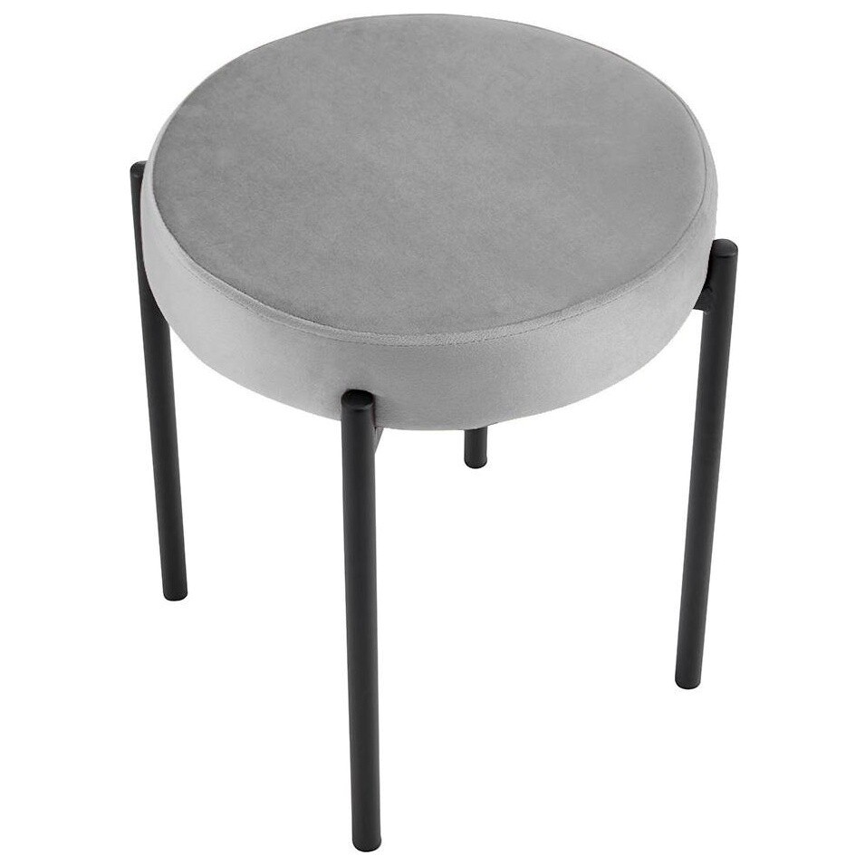 Табурет DikLine, B22 GREY, ножки черные Комплект 4 шт. 2 small
